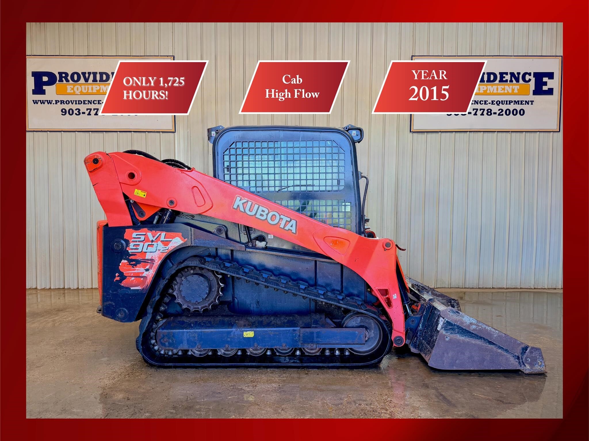 2015 KUBOTA SVL90-2 in Trinidad, TX
