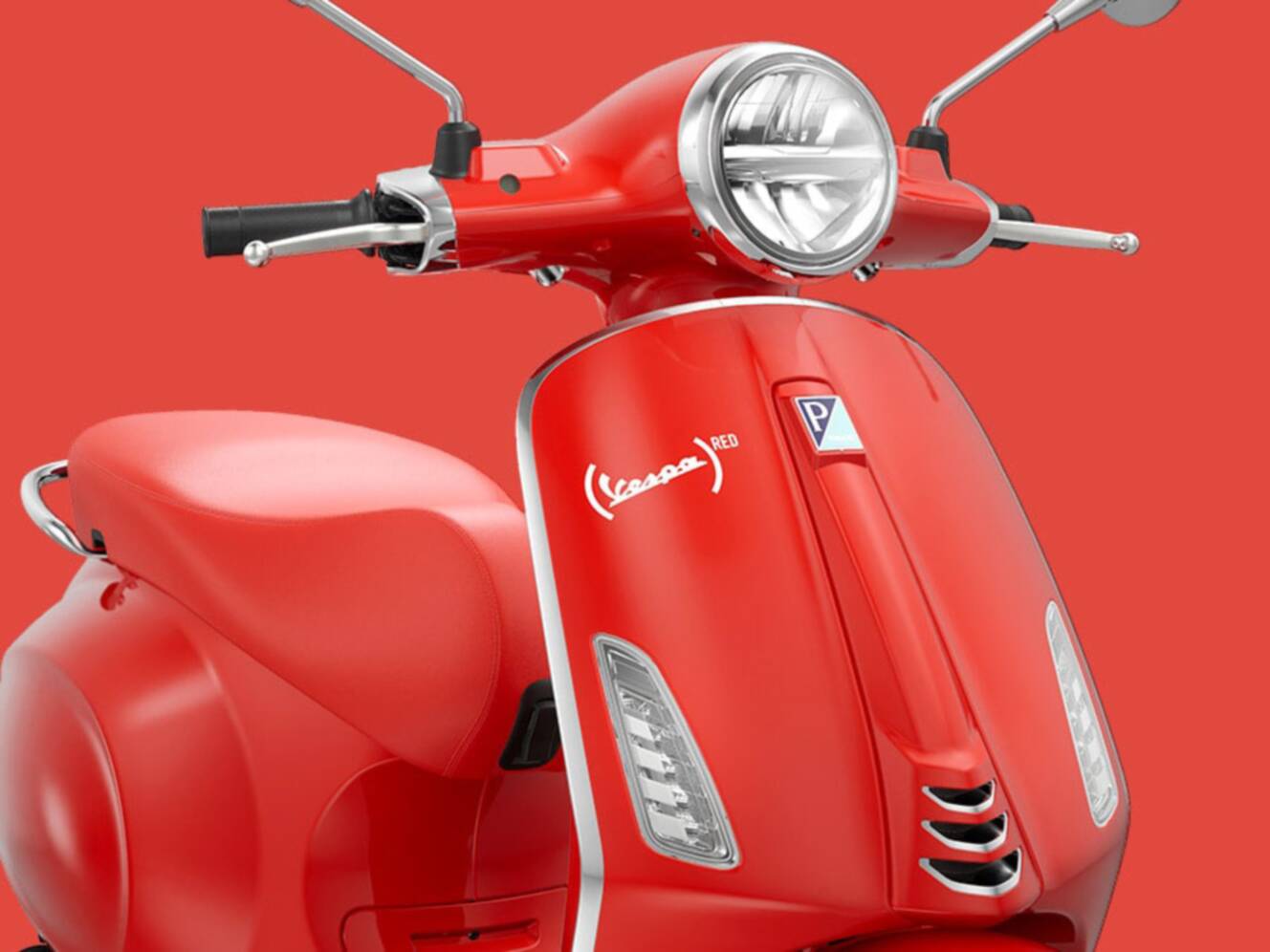 A photo of this 2027 Vespa Primavera 150 Red