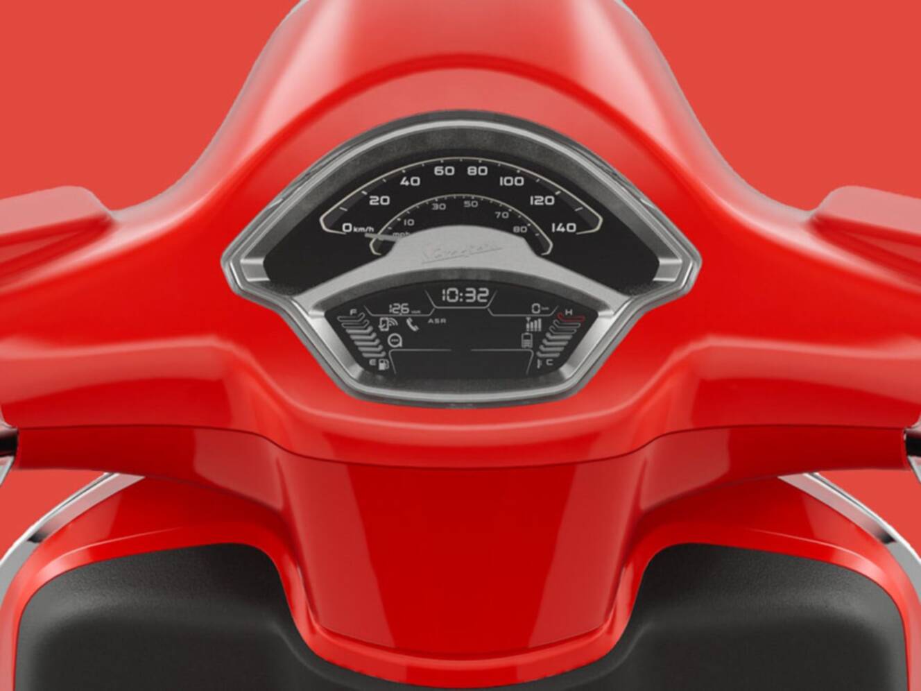 A photo of this 2027 Vespa Primavera 150 Red