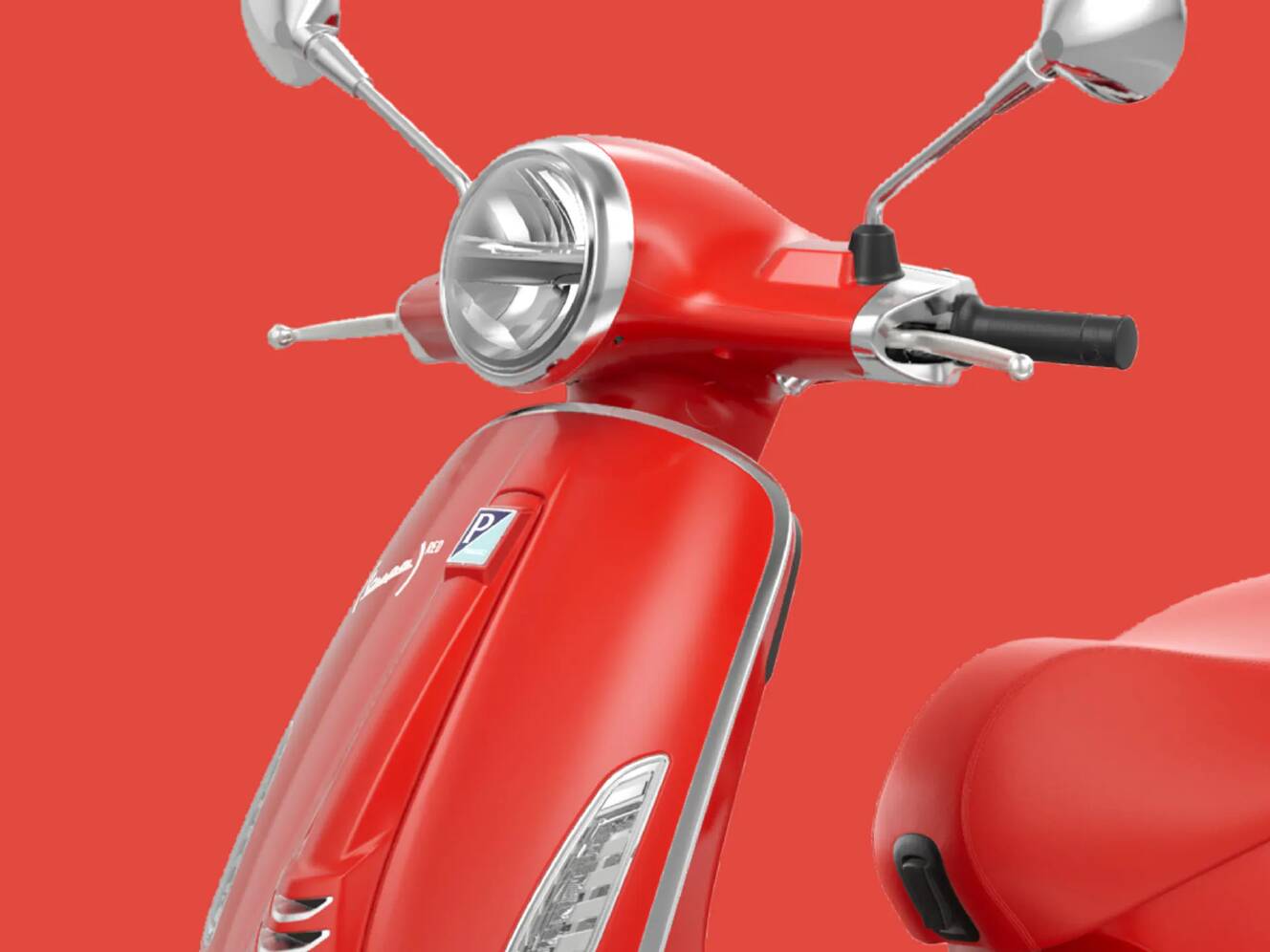 A photo of this 2027 Vespa Primavera 150 Red