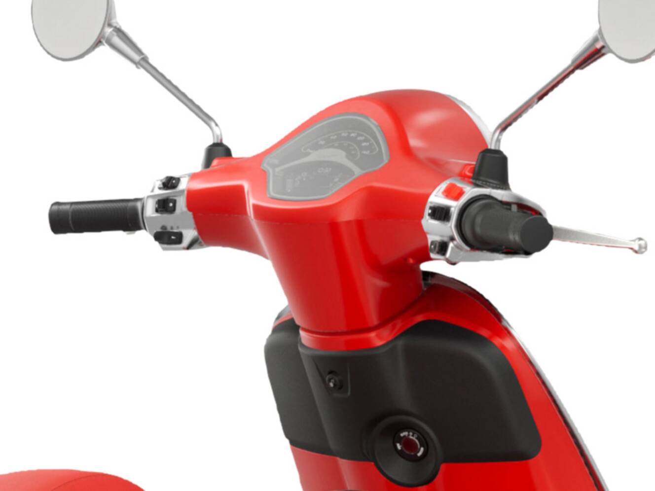 A photo of this 2027 Vespa Primavera 150 Red