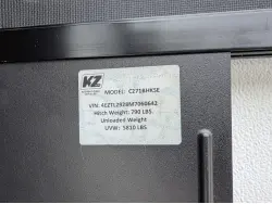 2021 KZ RV Connect SE C271BHKSE
