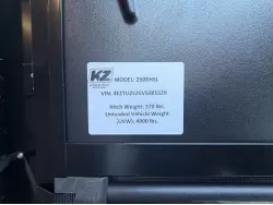 2027 KZ RV Sportsmen Select 260BHSL