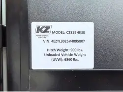 2027 KZ RV Connect SE C281BHKSE