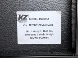 2027 KZ RV Durango D283RLT Half-Ton