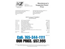 2027 KZ RV Durango D283RLT Half-Ton