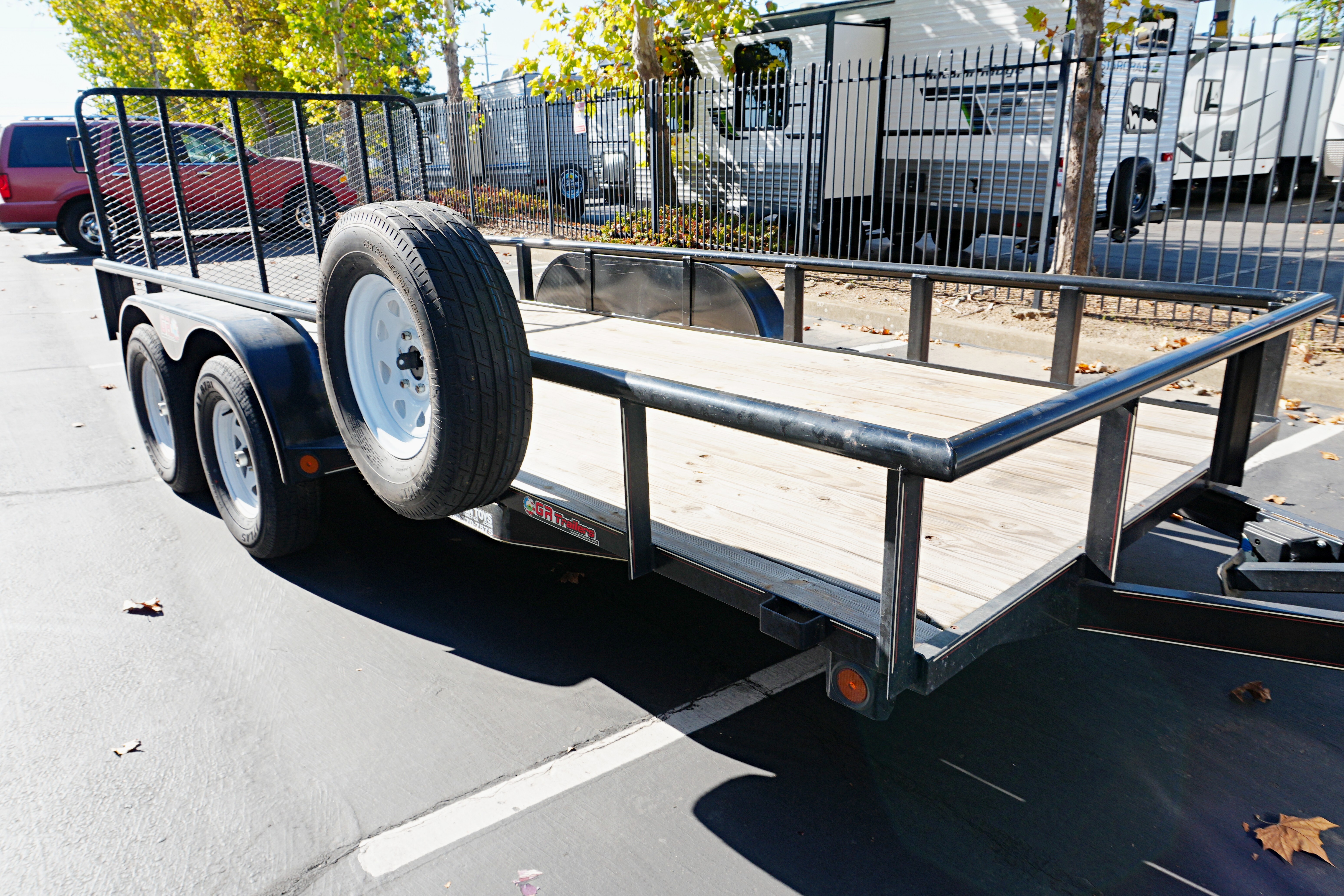 2022 Gr Trailer Tandem AXLE Utility Trailer 7,000 Lbs UT6516W07L in rancho cordova CA