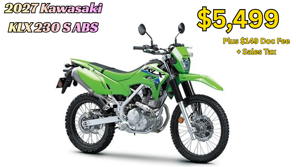 2027 Kawasaki KLX 230 S ABS 230S ABS 230 S ABS in Whiteland, IN