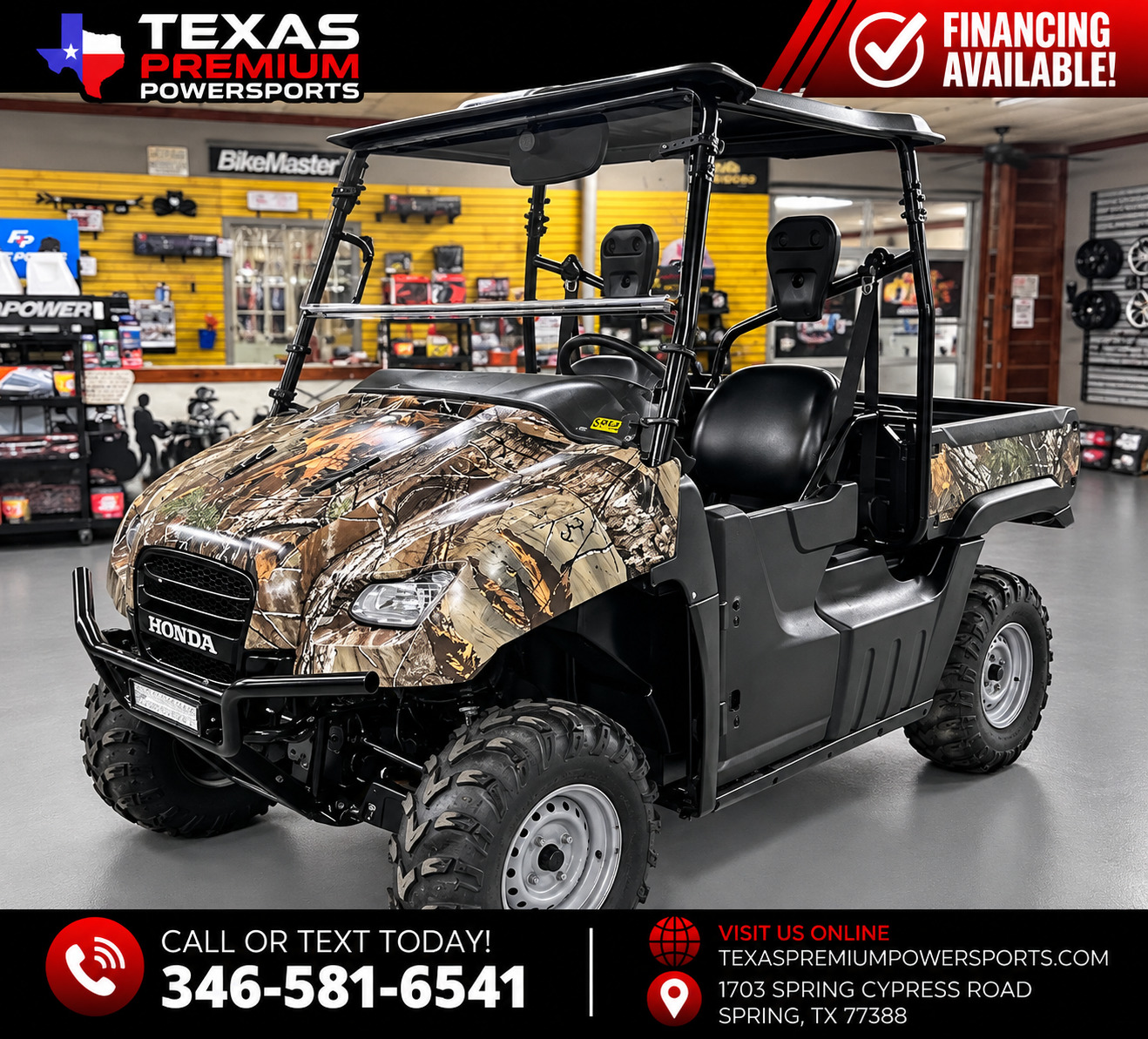 2009 Honda BIG RED 4X4 EFI in spring TX