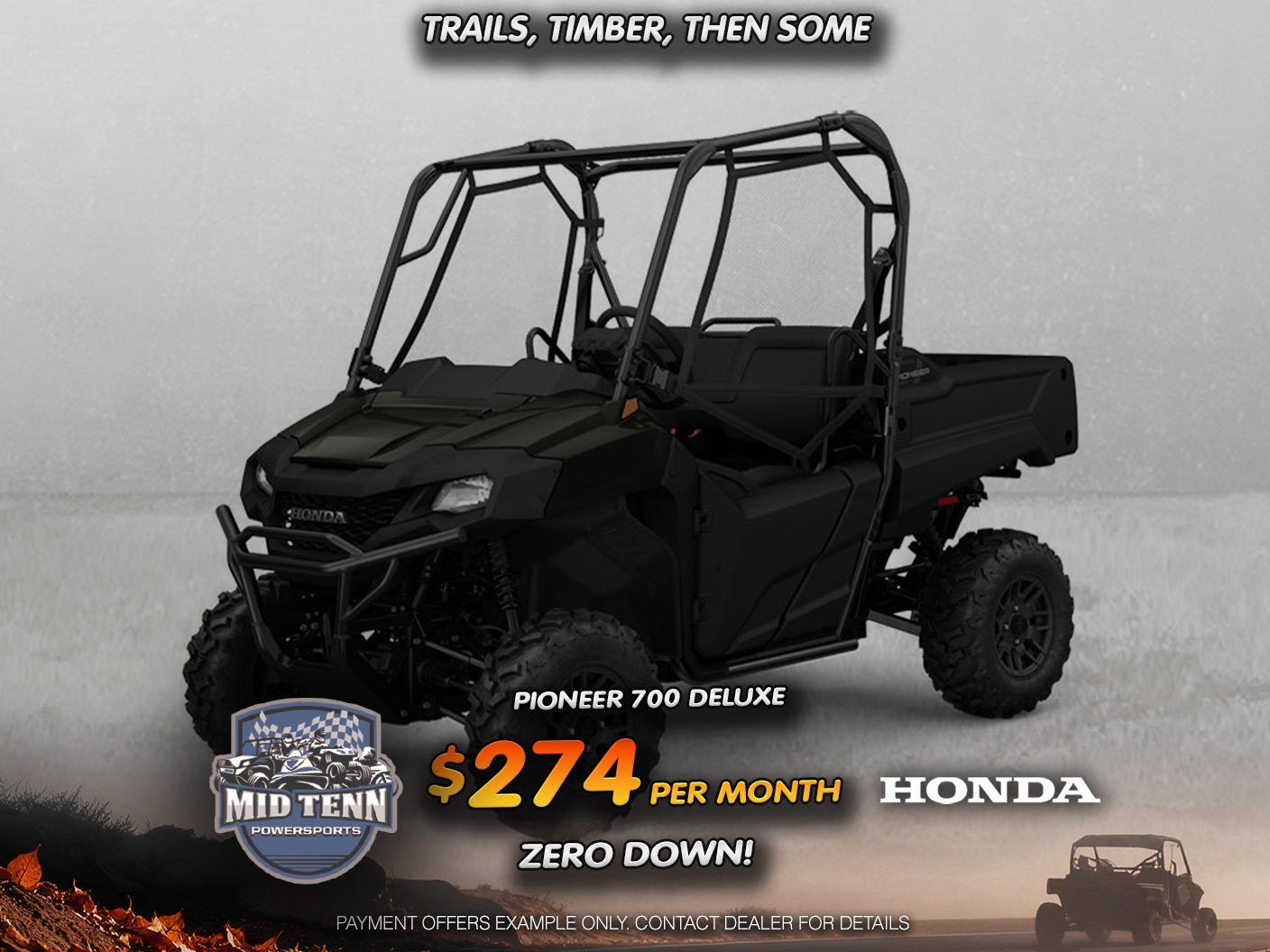 2026 Honda Pioneer 700 Deluxe UTV/Utility ATV