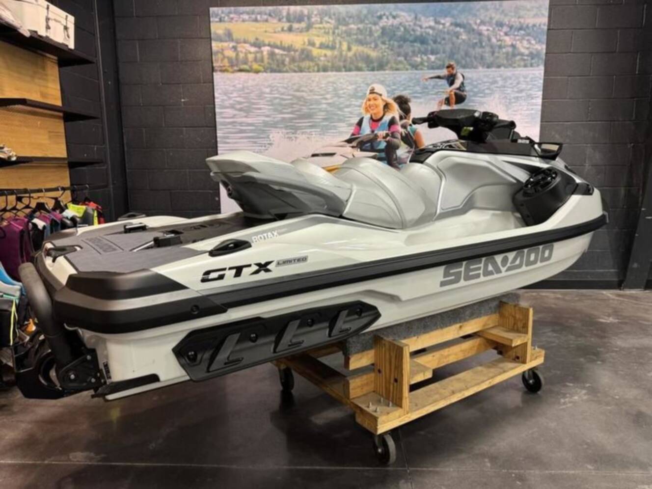 A photo of this 2026 Sea-Doo GTX Limited 325 White Pearl Premium