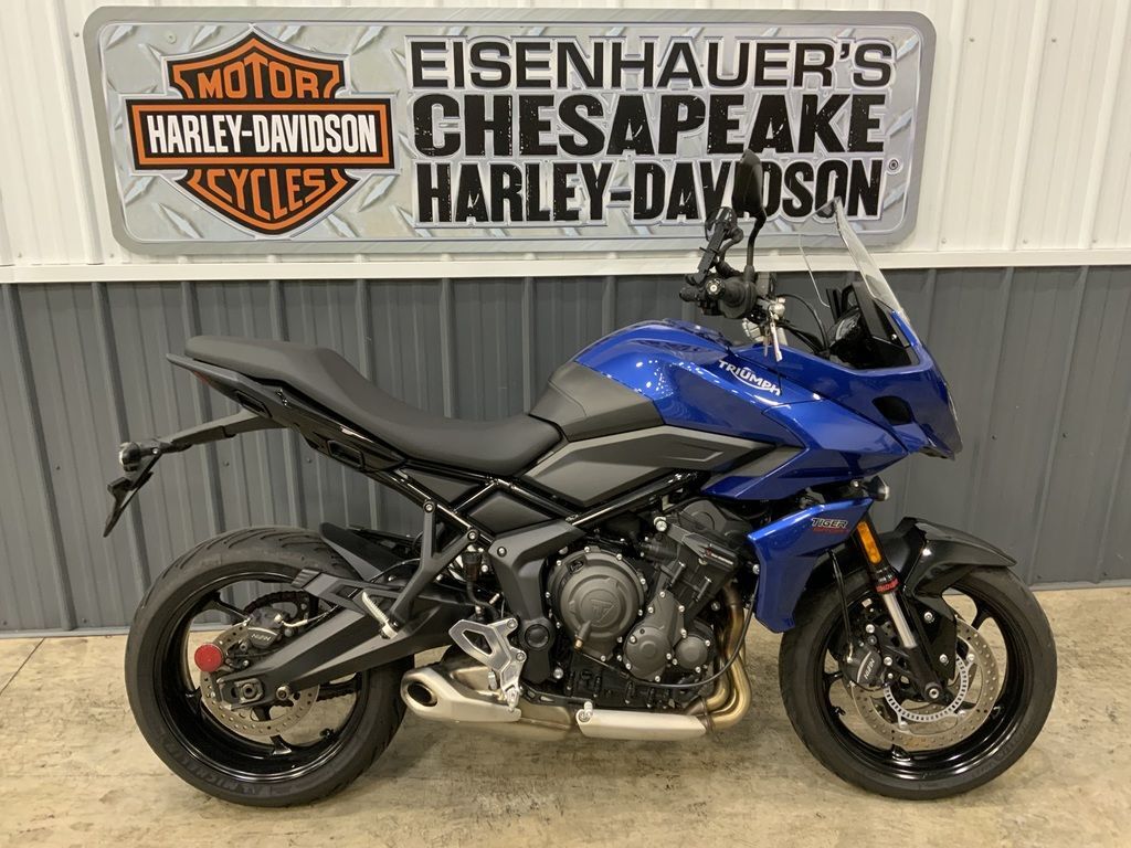 2023 Triumph Tiger Sport 660 Lucerne Blue / Sapphire Black 660 in Darlington, MD