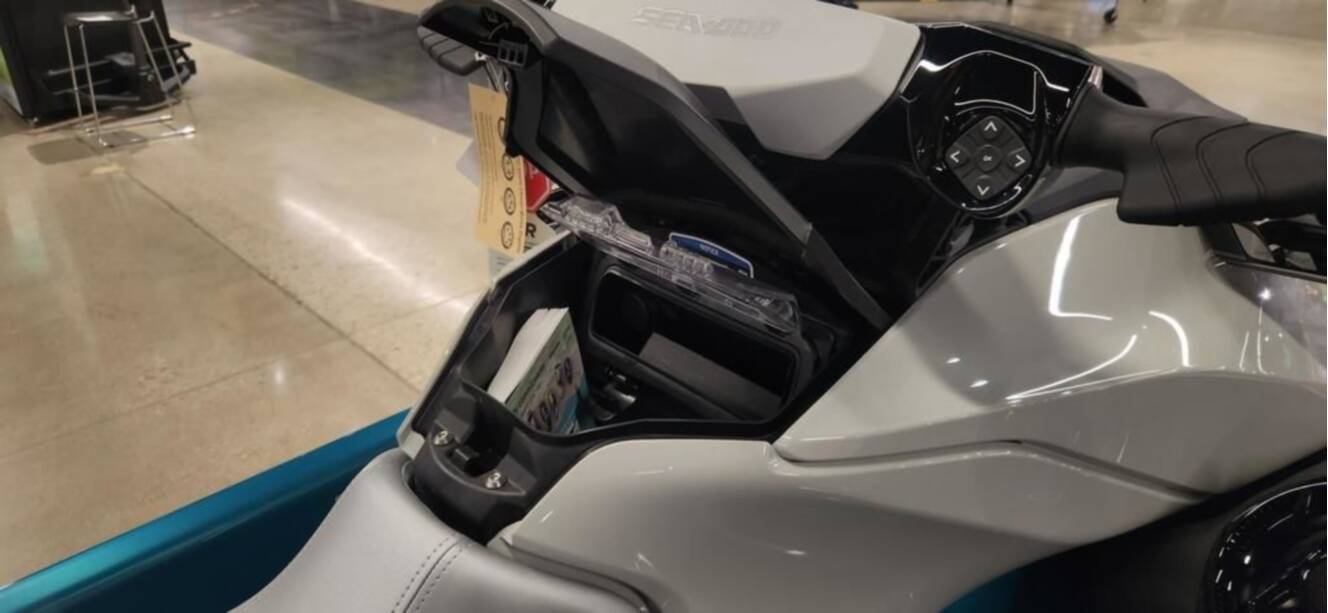 A photo of this 2026 Sea-Doo GTI SE 130 iBR Tech, Audio, iDF, iBR