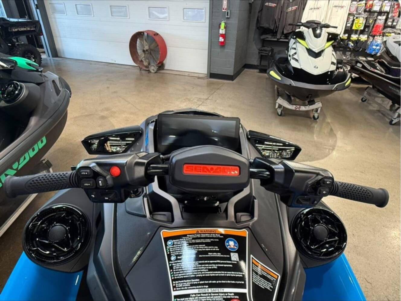 A photo of this 2026 Sea-Doo RXT-X 325 Gulfstream Blue Premium