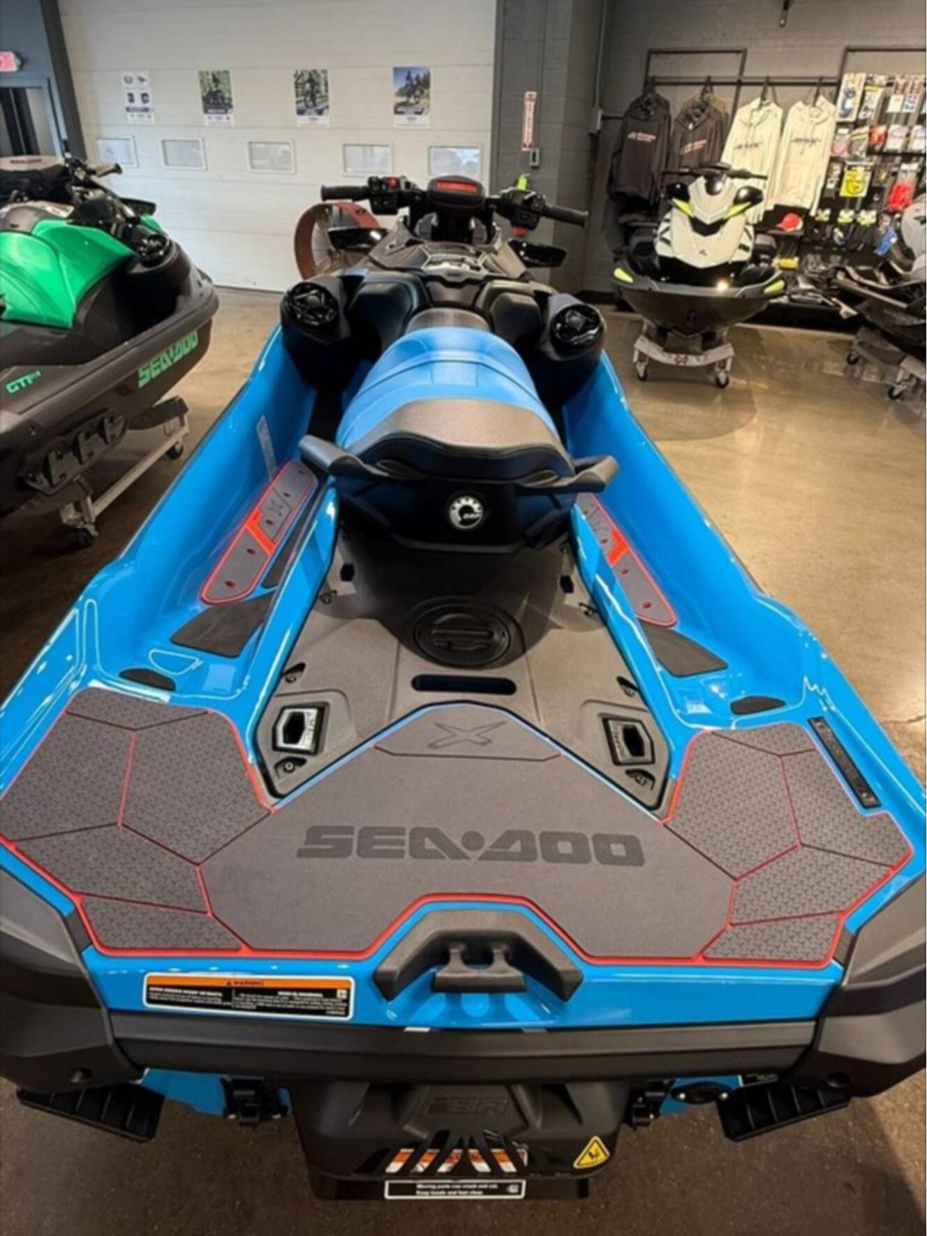 A photo of this 2026 Sea-Doo RXT-X 325 Gulfstream Blue Premium