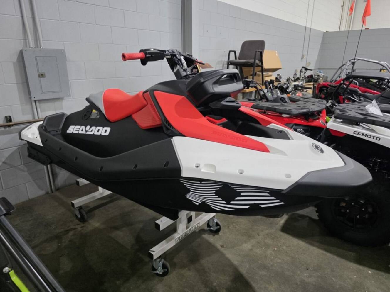 A photo of this 2025 Sea-Doo Spark Trixx for 1 Rotax® 900 ACE - 90 iBR and Au