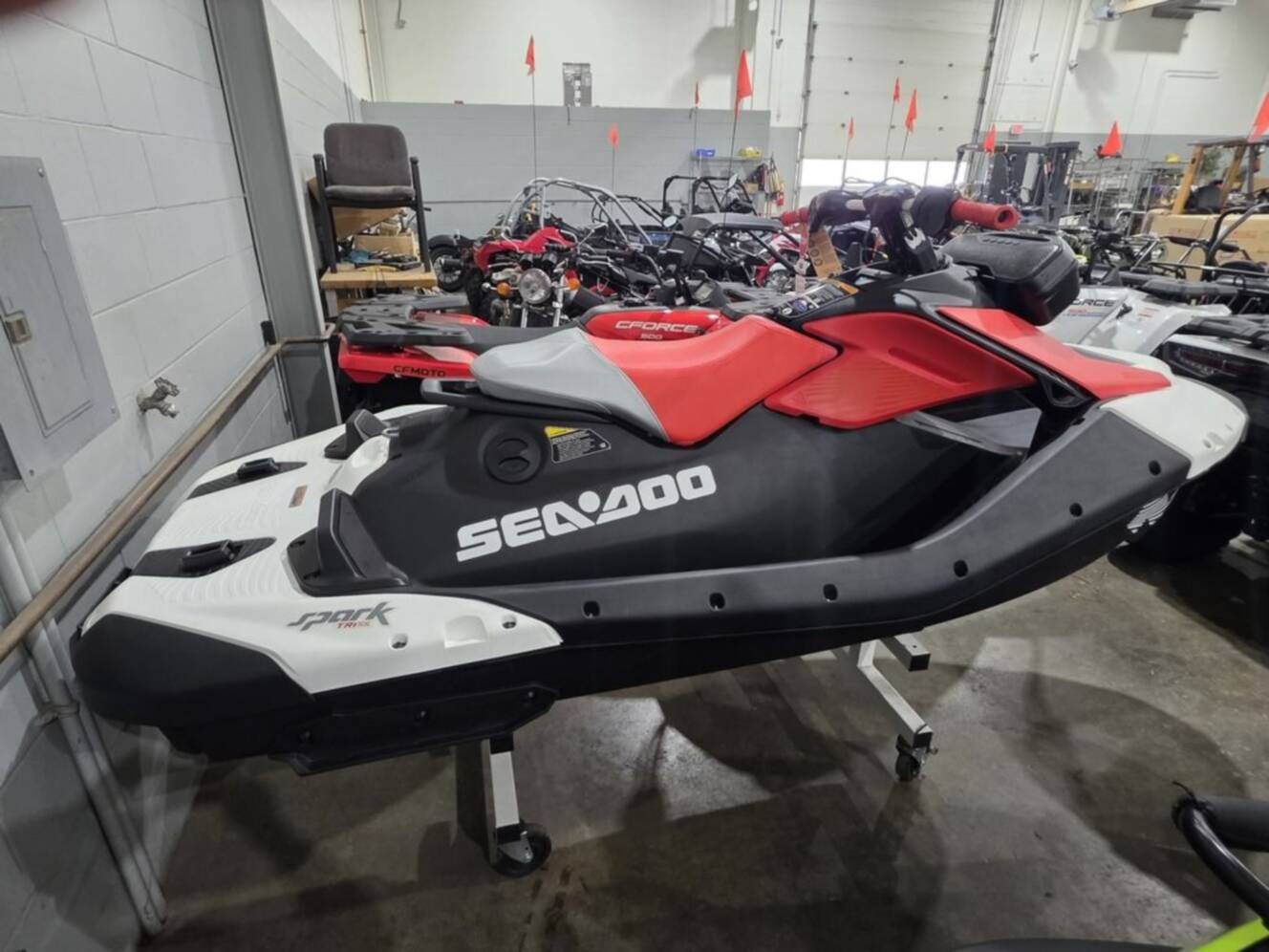 A photo of this 2025 Sea-Doo Spark Trixx for 1 Rotax® 900 ACE - 90 iBR and Au
