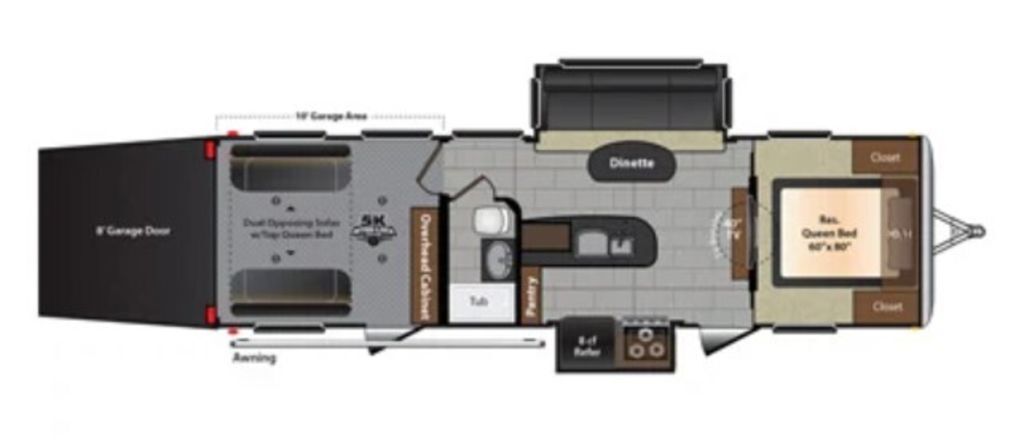 2015 Keystone Rv Fuzion IMPACT 303 in chesapeake VA
