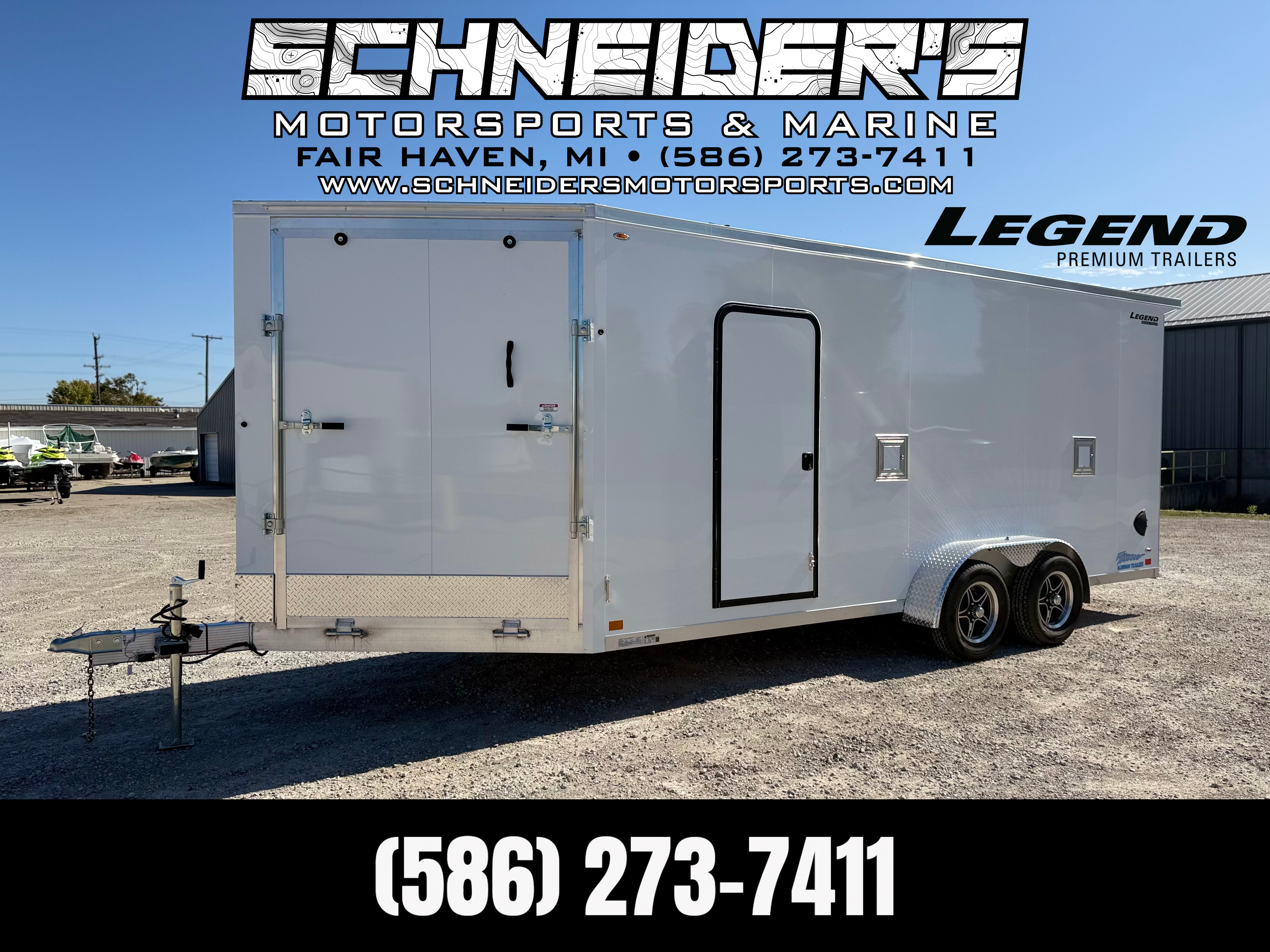 2027 Legend 7x23 Thunder Tandem Axle Snowmobile/ATV Trailer in fair haven MI