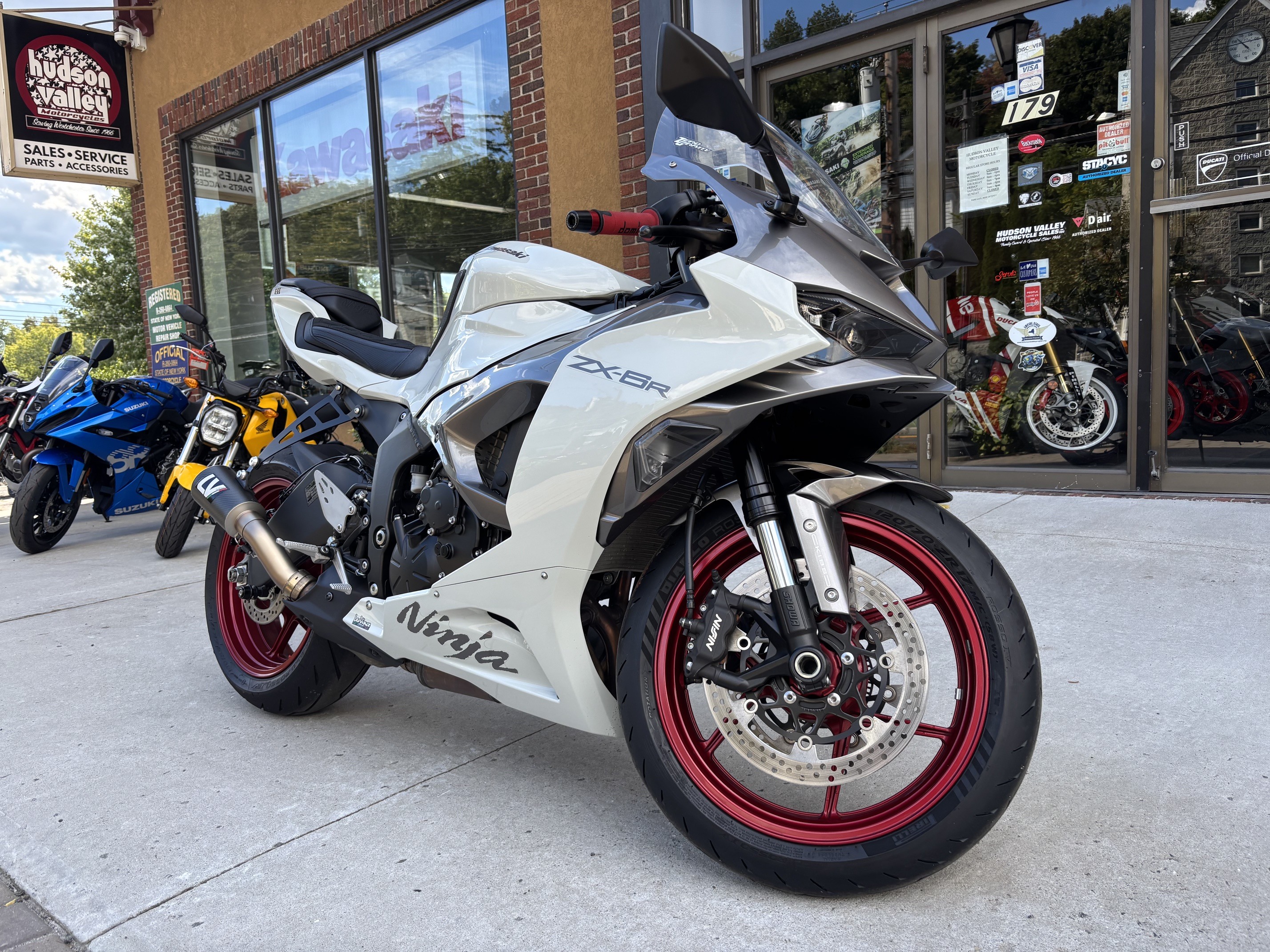White Kawasaki Ninja ZX-6R Abs Motorcycles For Sale - Cycle Trader