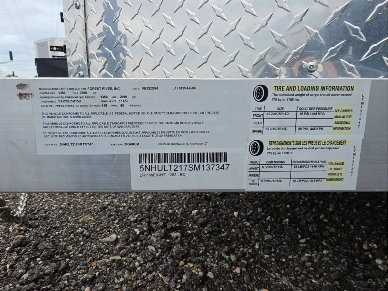 A photo of this 2025 Lightning 6-Foot Wide Cargo LTF612SA (6 x 12)