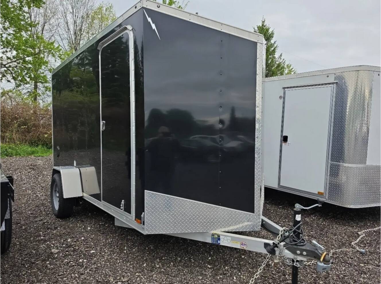 A photo of this 2025 Lightning 6-Foot Wide Cargo LTF612SA (6 x 12)