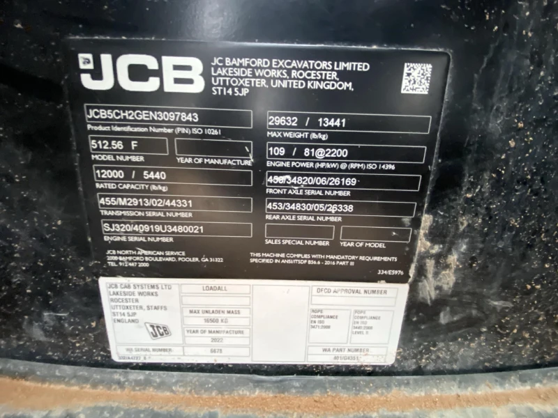 2022 JCB 512-56