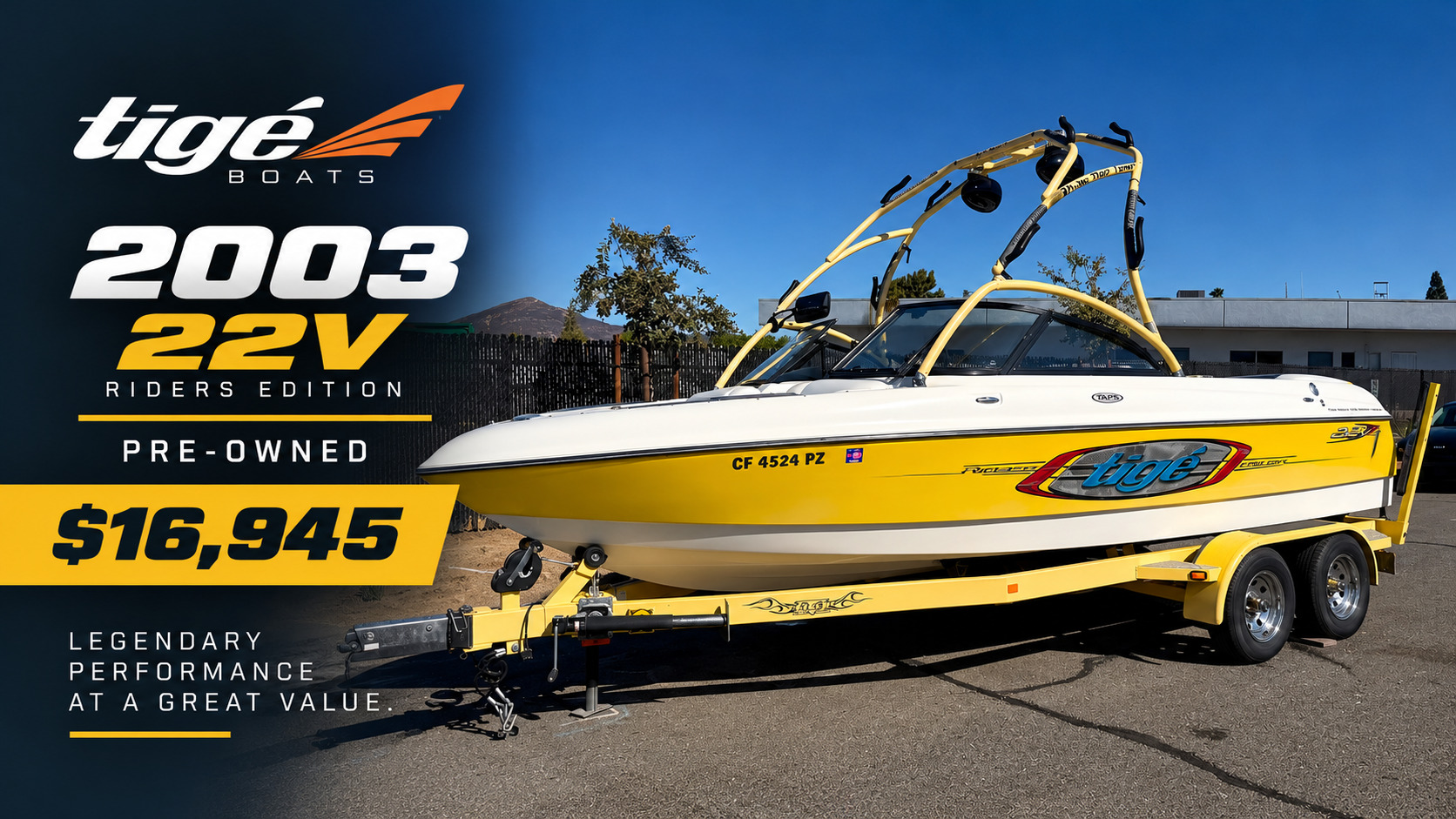 2003 Tigé 22V Rider's Edition in la mesa CA
