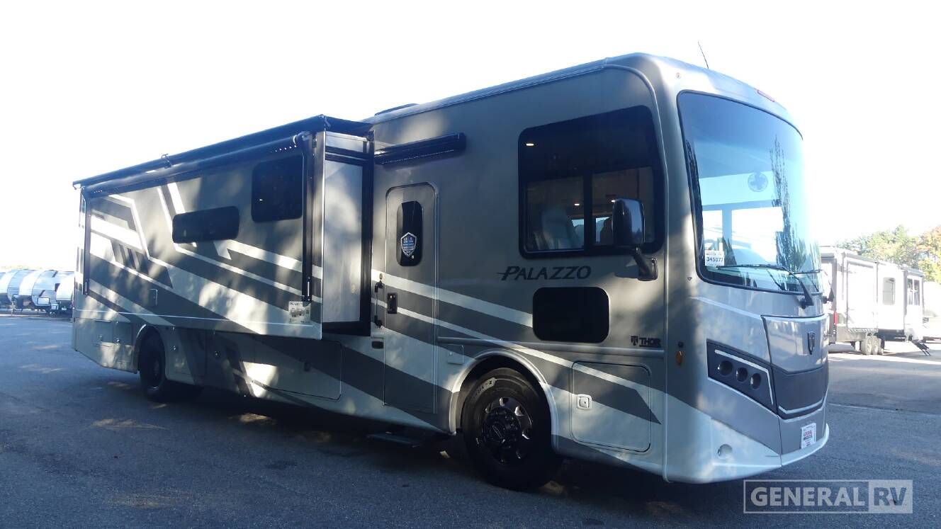 A photo of this 2027 Thor Motor Coach Palazzo 37.5