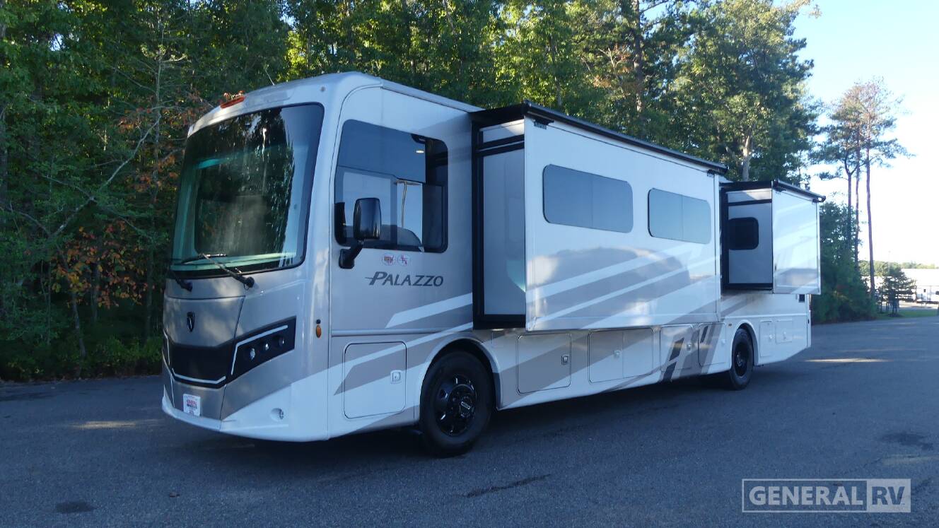A photo of this 2027 Thor Motor Coach Palazzo 37.5