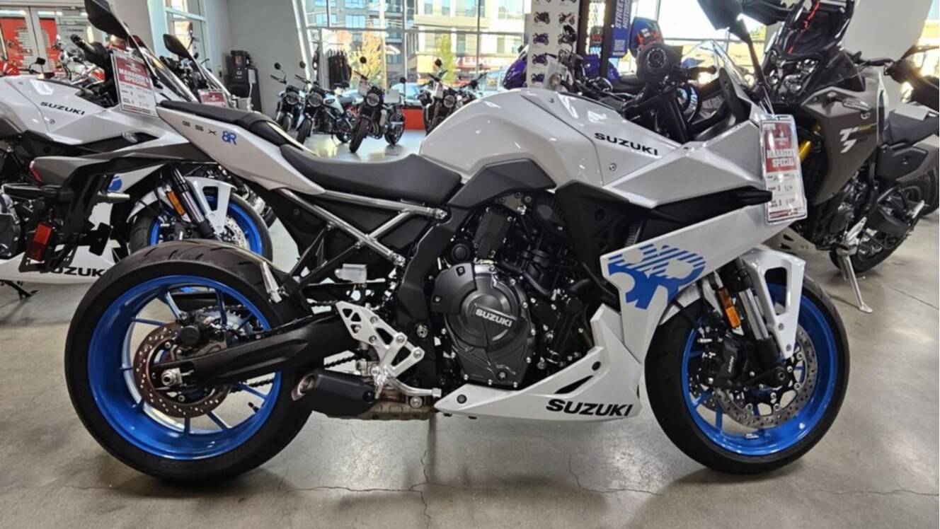 A photo of this 2026 Suzuki GSX-8R