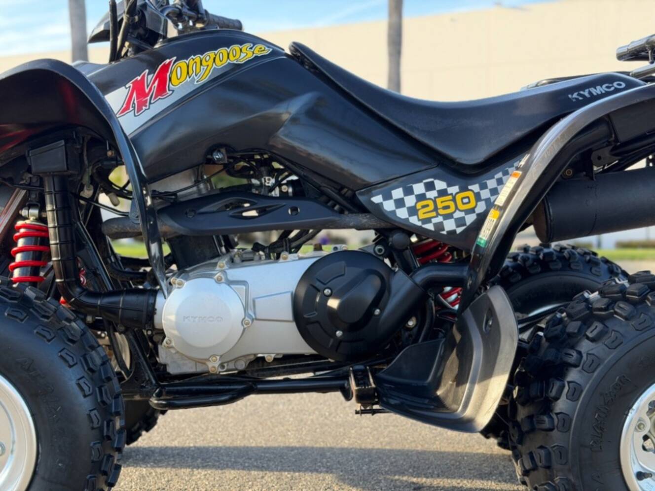 A photo of this 2005 Kymco Mongoose 250