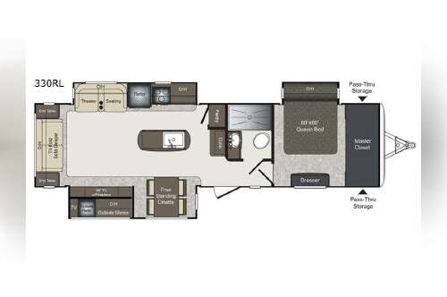 2017 Keystone Rv Laredo 330RL in coldwater MI