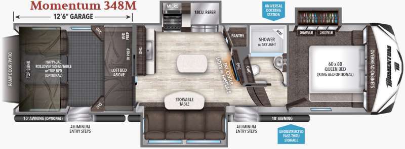2017 Grand Design Momentum M-Class M-348 348M in boise ID