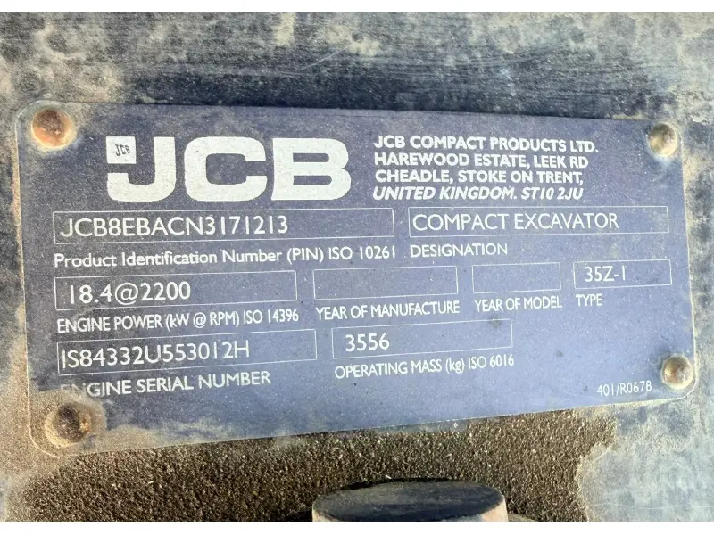 2022 JCB 35Z-1