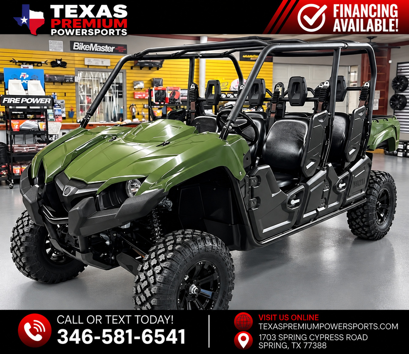 2018 Yamaha VIKING VI EPS 4X4 EFI 4X4 EPS in spring TX