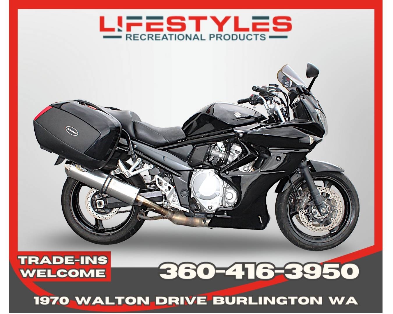 2008 Suzuki Bandit 1250S ABS in burlington WA