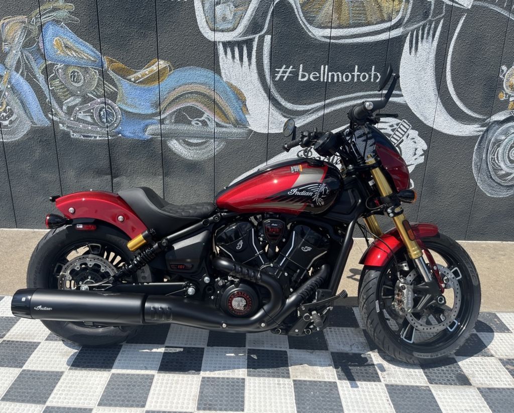 2026 Indian Motorcycle® 101 Scout® Sunset Red Metallic BASE in Temple, TX