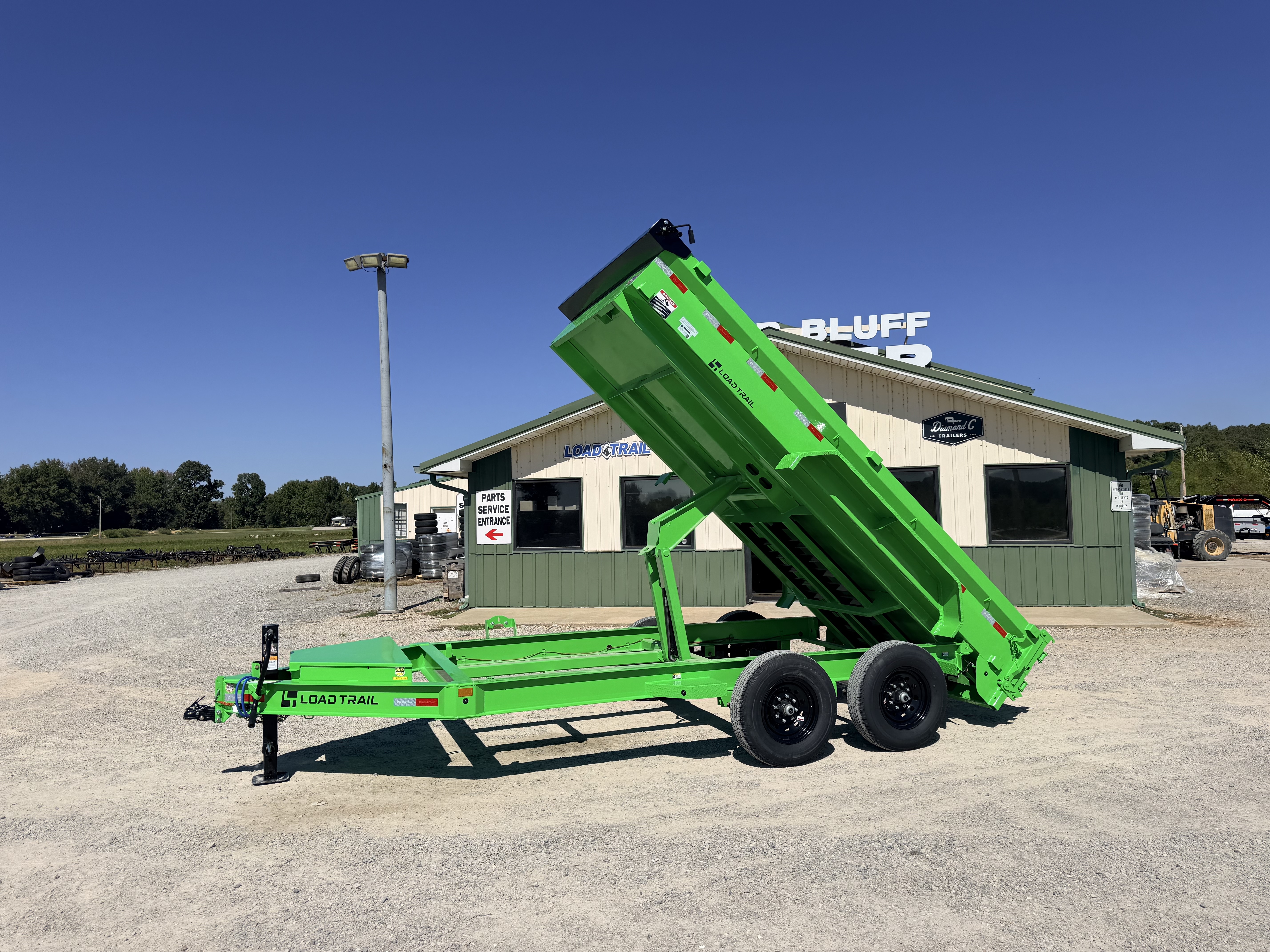 2027 Load Trail DE8314 7' x 14' Dump Tandem Axle 14k Dump W/ 18" Sides in Poplar Bluff, MO
