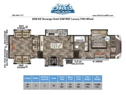 2020 KZ RV Durango Gold G381REF