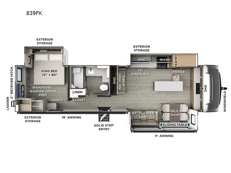 New 2027 Forest River RV Flagstaff Classic 839FK For Sale in