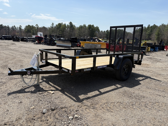 2026 SURE-TRAC 5x10 Powder Coated 3K Tube Top Utility Trailer w/Rear R in Turner, ME