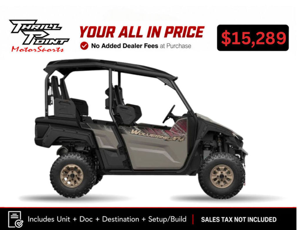 2024 Yamaha Wolverine X4 850 XT-R Recreation / Sport ATV