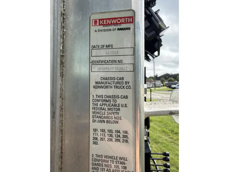 2015 KENWORTH T800