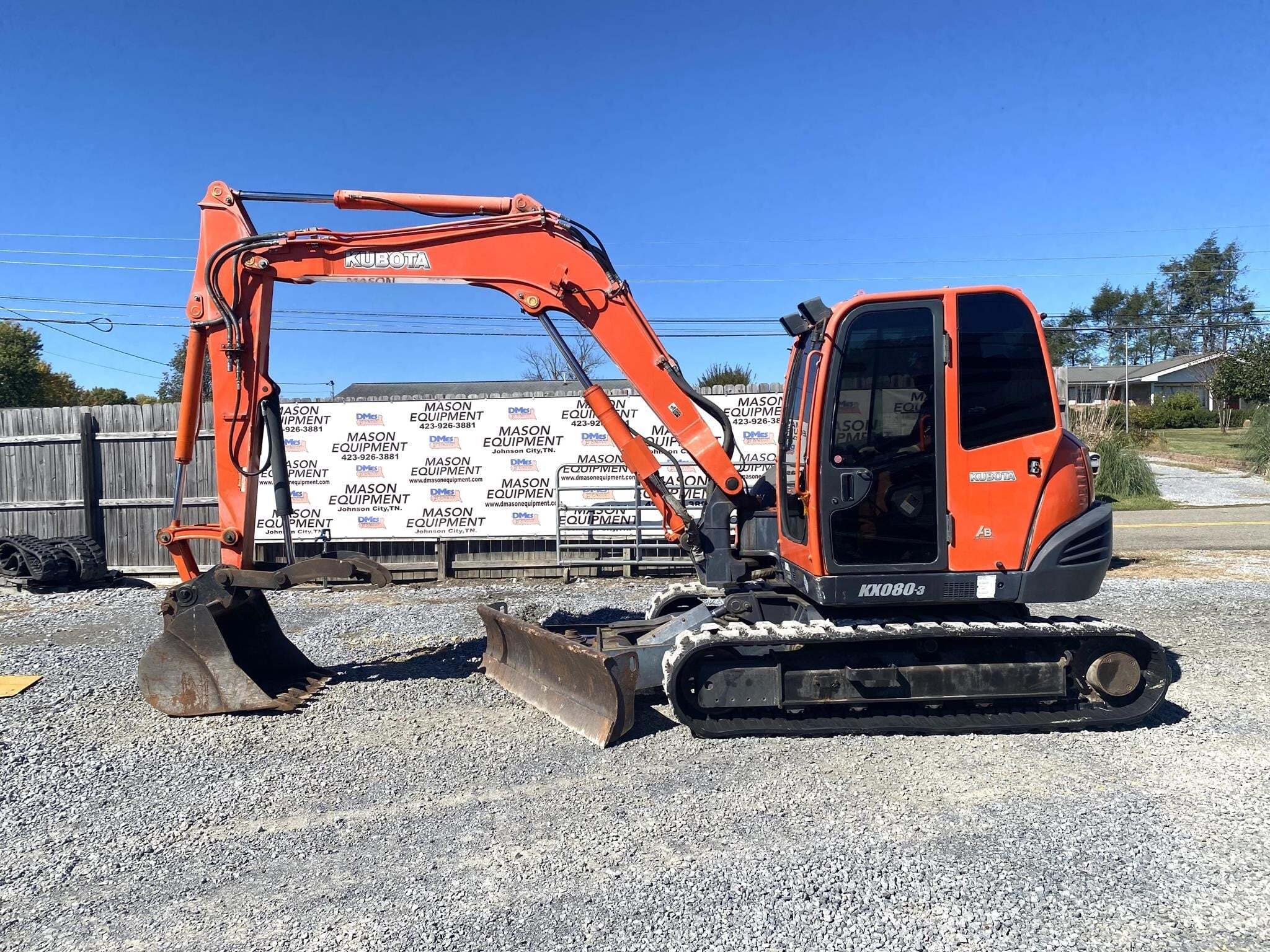 2013 KUBOTA KX080-3 in Johnson City, TN