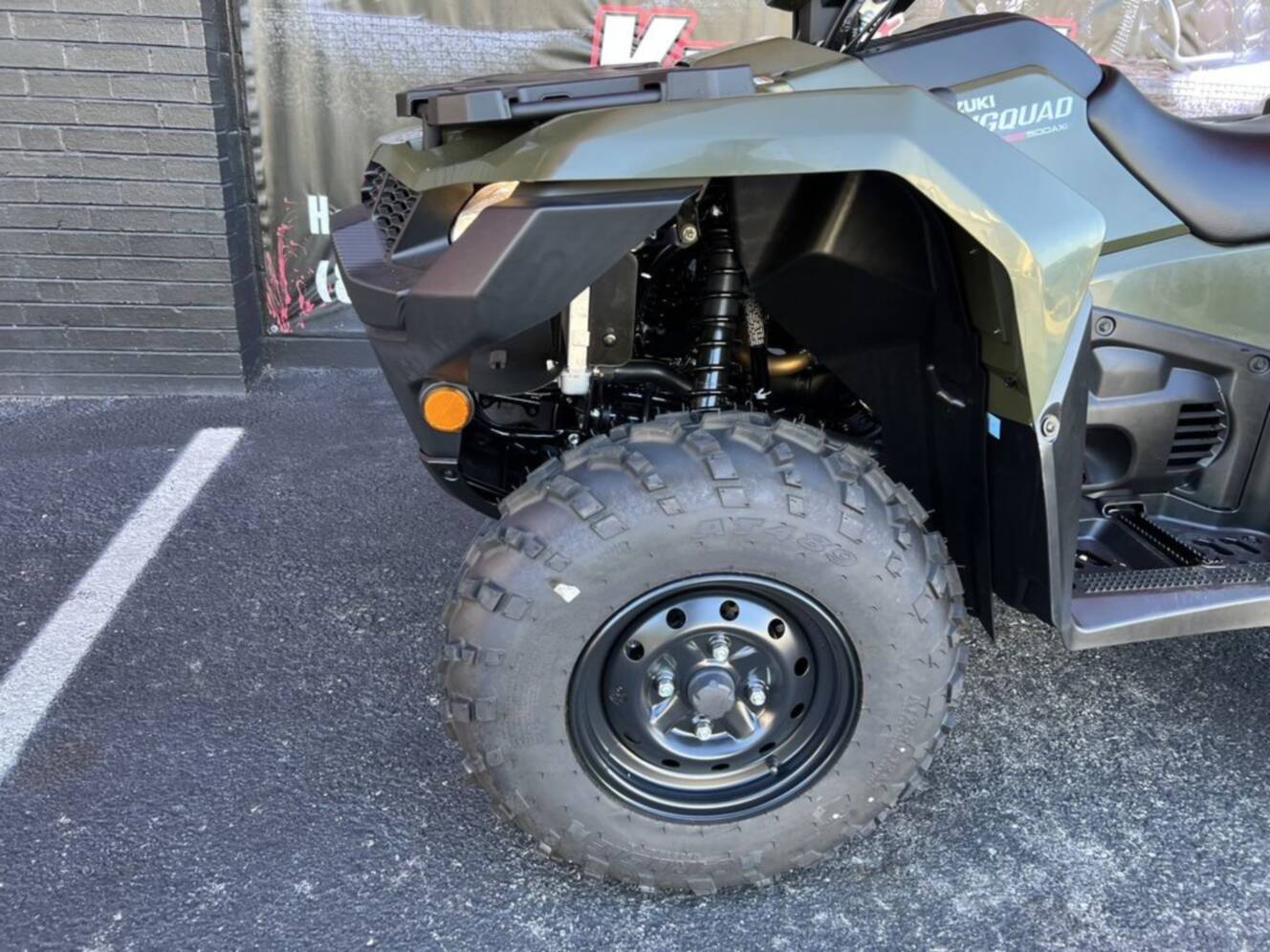 A photo of this 2026 Suzuki KingQuad 500AXi Power Steering