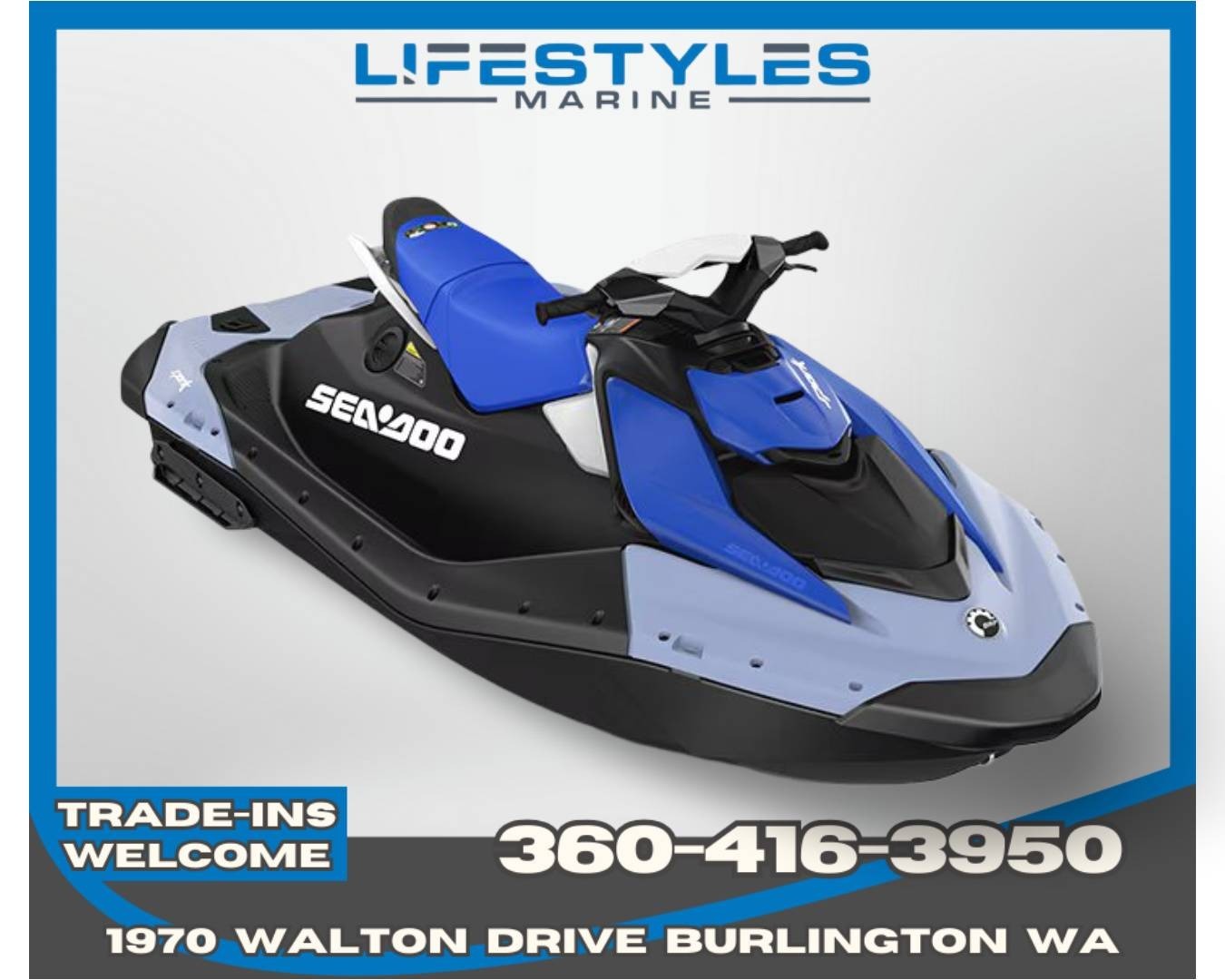 2026 Sea-Doo Spark for 2 90 hp + Convenience package with iBR and A FOR 2 - 90 CONVENIENCE PACKAGE WITH IBR in burlington WA