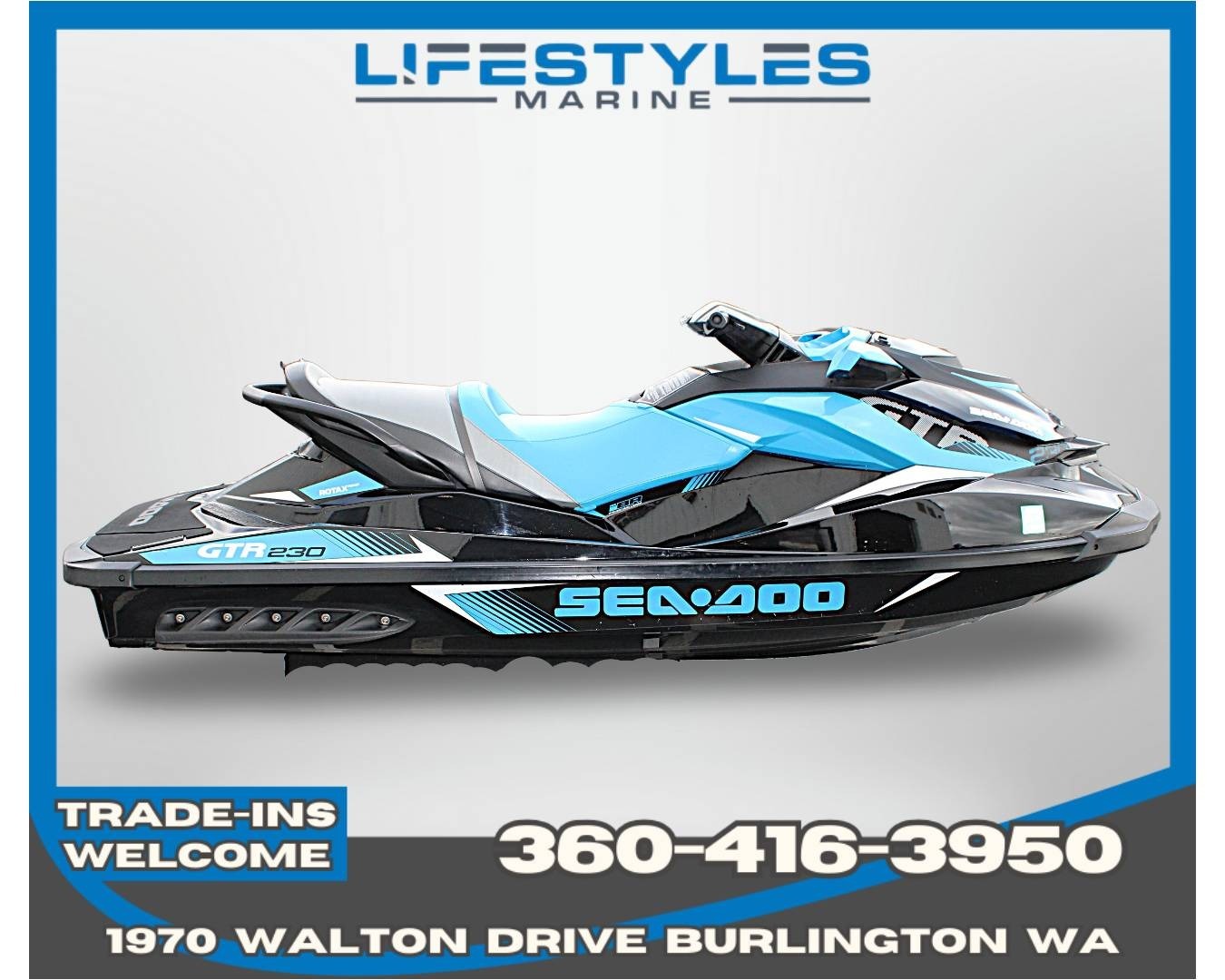 2017 Sea-Doo GTR 230 in burlington WA