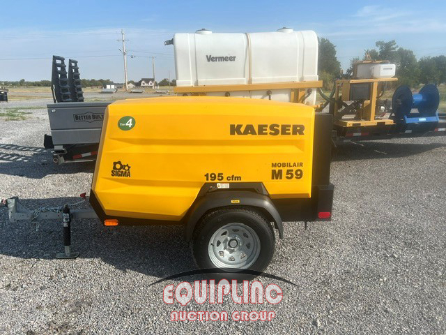 2023 KAESER M 59PE PORTABLE AIR COMPRESSOR TRAILER in Minco, OK