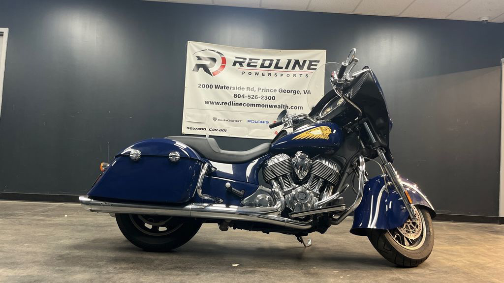 2014 Indian Chieftain Springfield Blue BASE in Prince George, VA